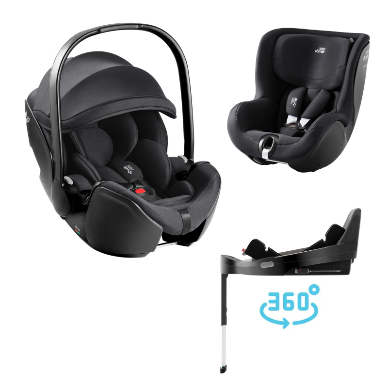 Autosedačka a základna Britax Römer set pro miminko a batole