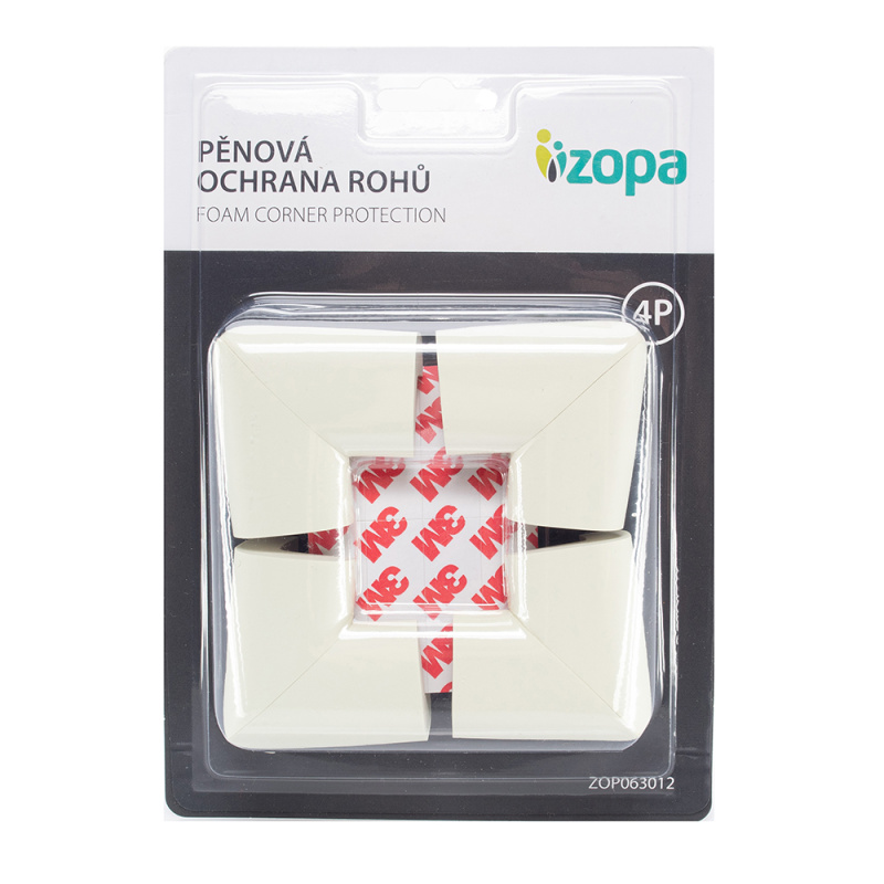 Zopa pěnová ochrana rohů 4ks off white
