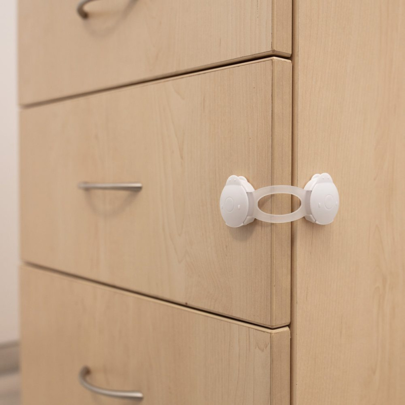 Zopa mini zámek skříněk ohebný 2ks white