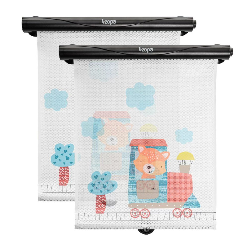 Zopa Sluneční clona do auta rolovací Fox 2 ks