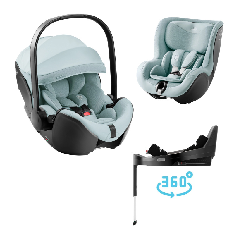 Autosedačkový set BRITAX RÖMER Baby-Safe Pro Style + Vario Base 5Z + Dualfix 5Z, Harbor Blue