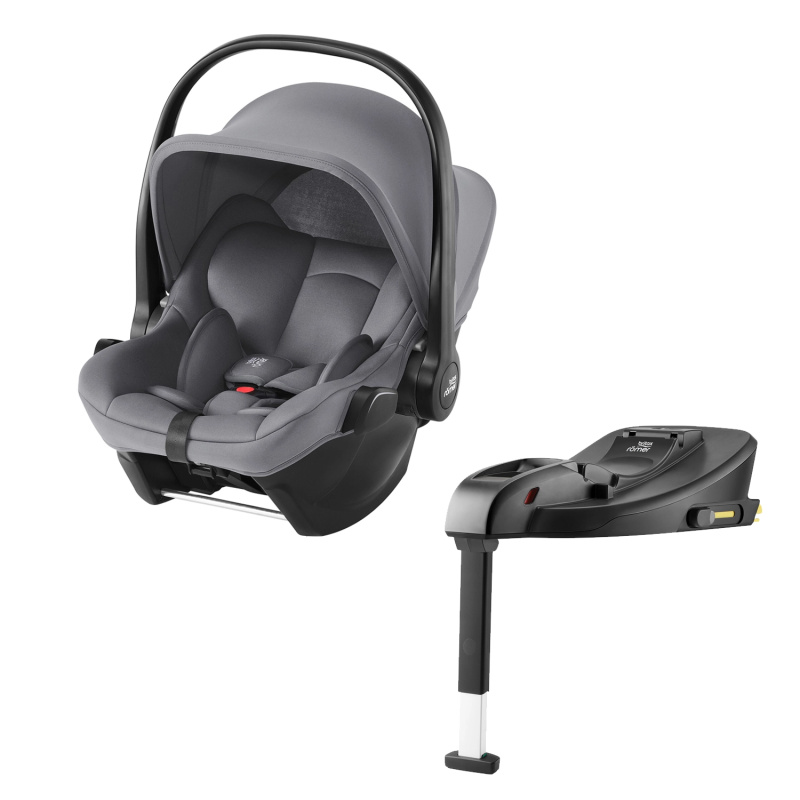 Autosedačka set Britax Römer Baby-Safe Core + základna, šedá Frost Grey