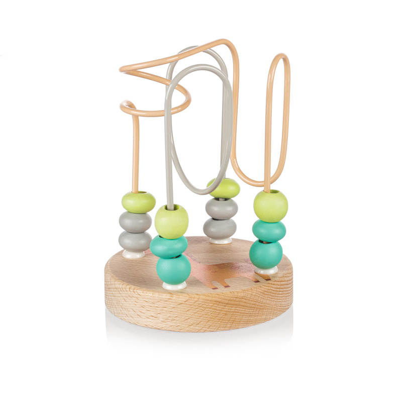 Zopa Wooden Activity Toy aktivity hračka ze dřeva 16 m+ Giraffe 1 ks