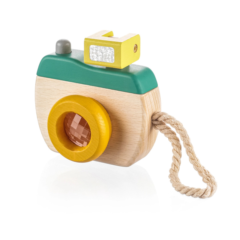 Zopa Wooden Camera fotoaparát ze dřeva Green 1 ks