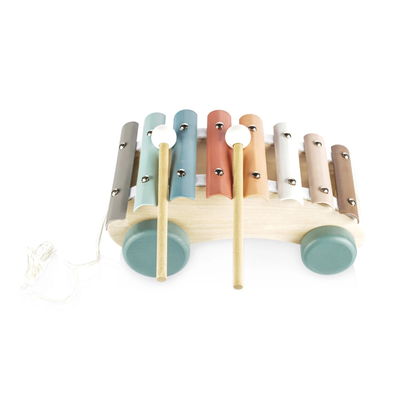 Zopa Wooden Pull Xylophone tahací xylofon ze dřeva 1 ks