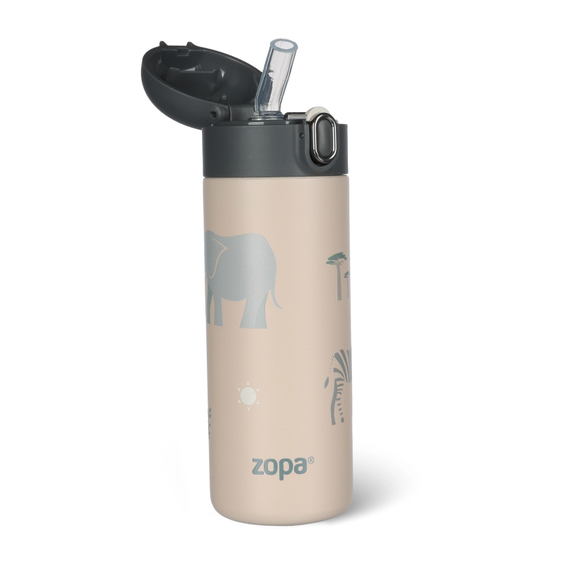 Termoska s brčkem 400 ml Safari