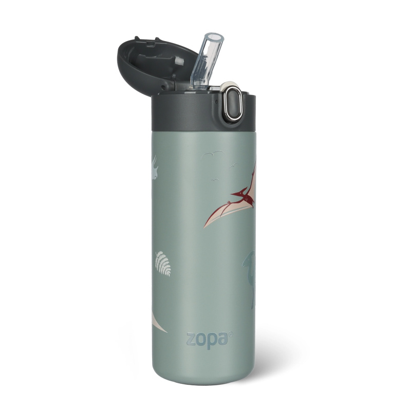 Termoska s brčkem 400 ml dino