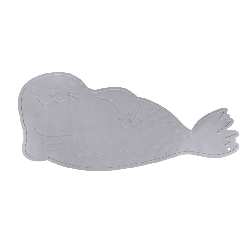 Zopa Silicone Bath Mat Anti-Slip protiskluzová podložka do vany Dove Grey 71x30,5 cm 1 ks