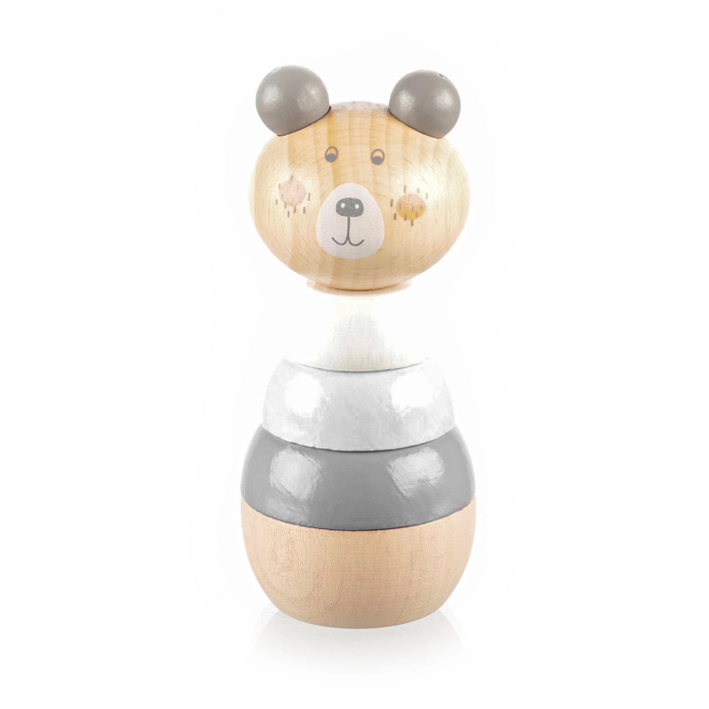 Zopa Dřevěné nasazovací zvířátko Bear