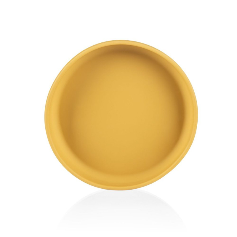 Zopa Silicone Plate talíř 6 m+ Mustard Yellow 1 ks
