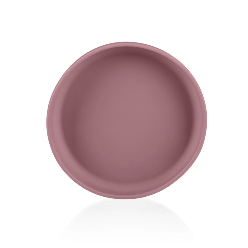 Zopa Silicone Plate talíř 6 m+ Old Pink 1 ks