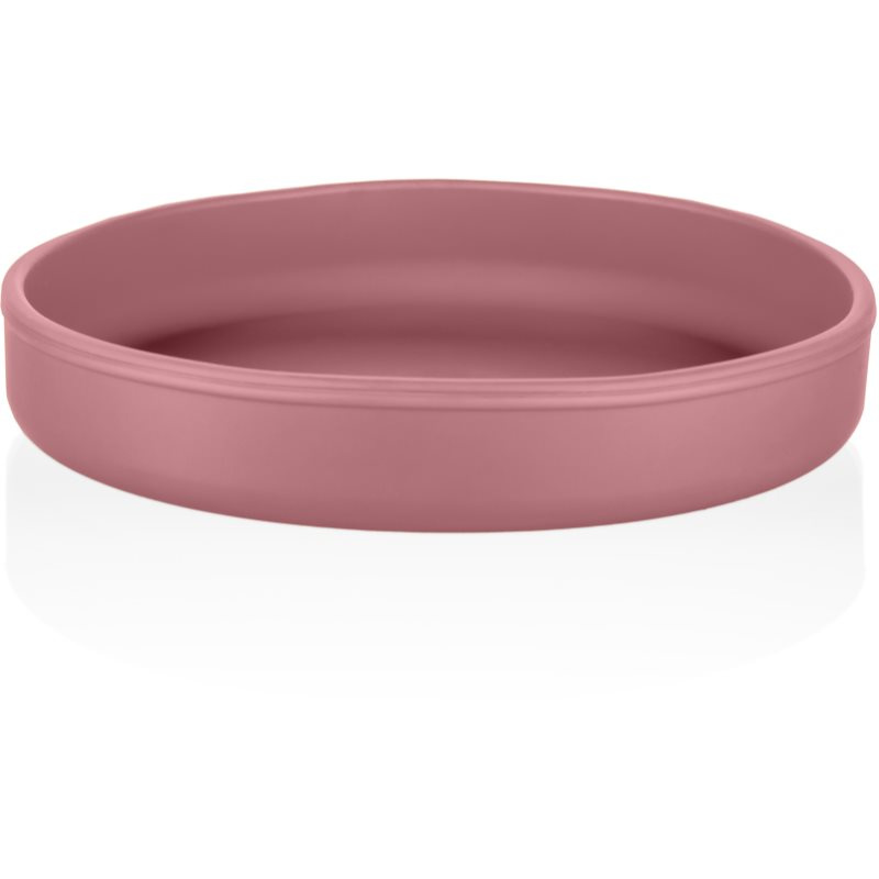 Zopa Silicone Plate talíř 6 m+ Old Pink 1 ks