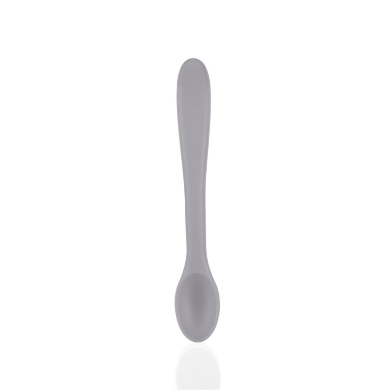 Zopa Silicone Spoon lžička 6 m+ Dove Grey 1 ks