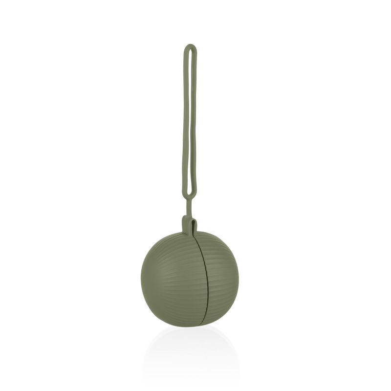 Silikonové pouzdro na dudlík s uzavíráním, forest green