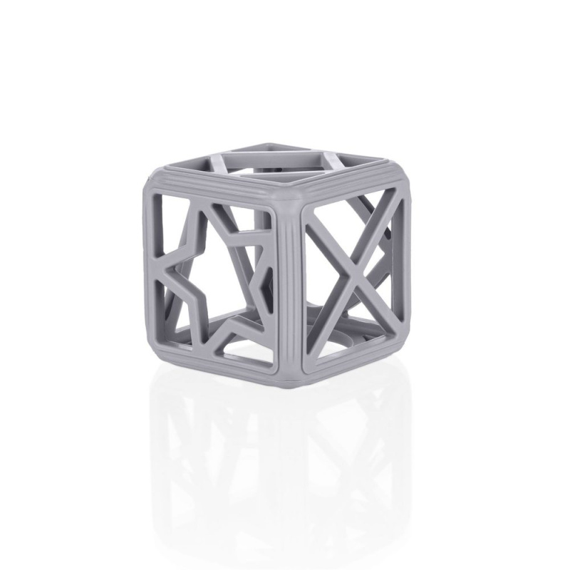 Silikonové kousátko Square – holubí šedá