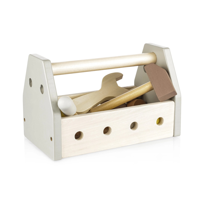 Zopa Wooden Tool Box sada nářadí Brown 14 ks