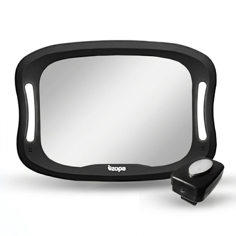 Zopa zrcátko s LED osvětlením Black