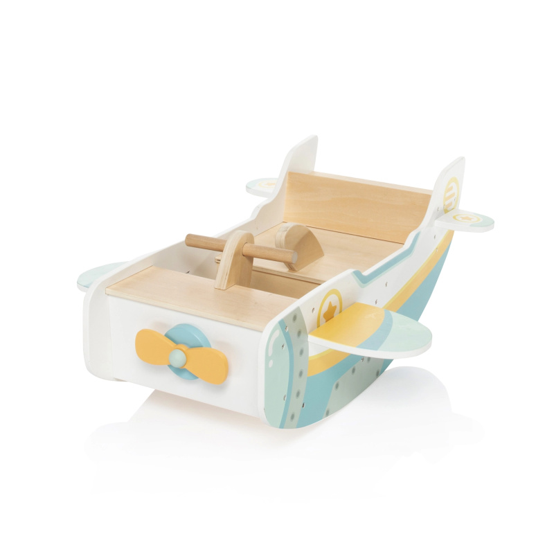 Montessori Zopa houpačka letadlo Wood