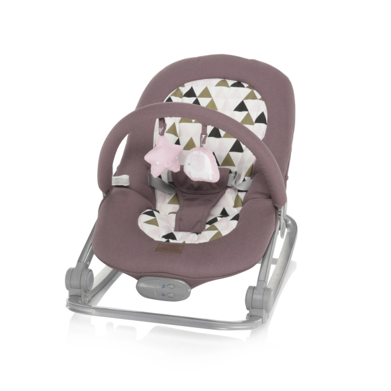 Zopa Relax růžová Triangles šedá