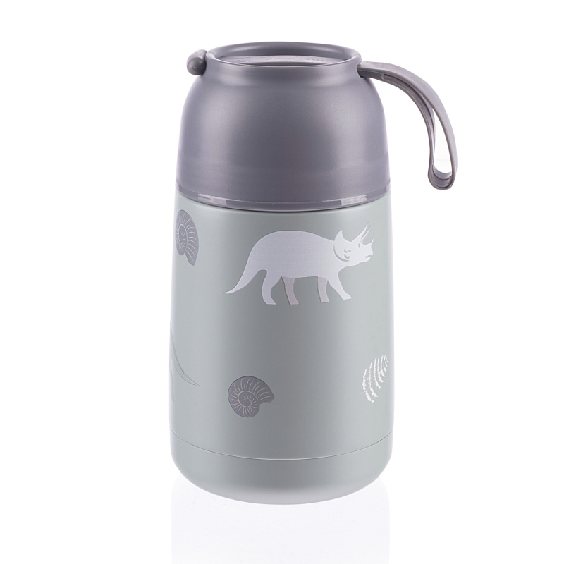 Zopa Termoska na jídlo se silikonovým držákem 620 ml - dino