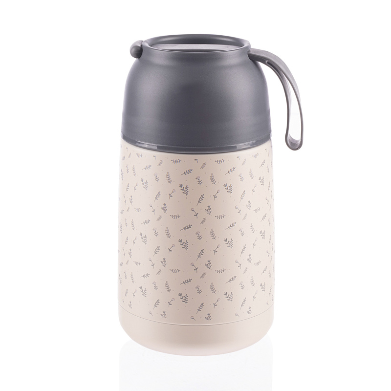 Zopa Termoska na jídlo se silikonovým držákem 620 ml - růžová