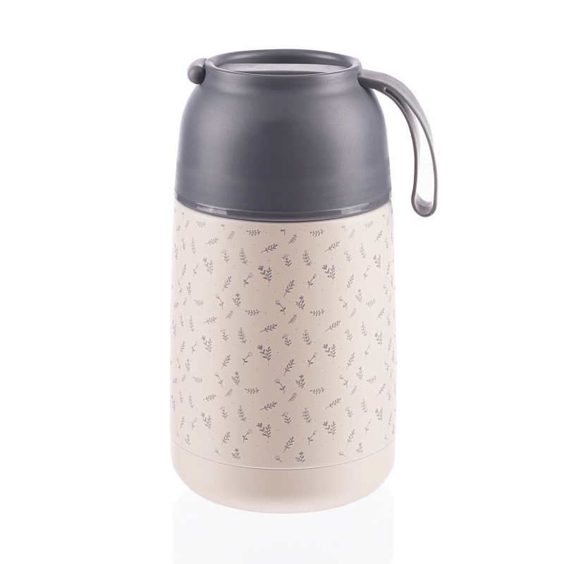 Zopa Termoska na jídlo se silikonovým držákem 620 ml - růžová
