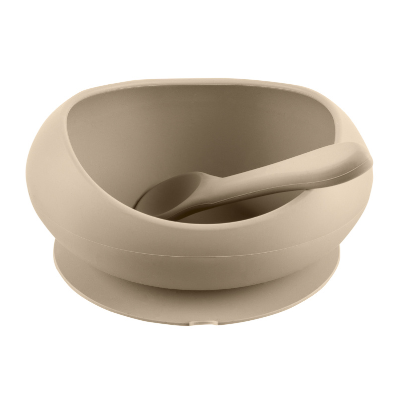 Zopa Silicone Tableware Set jídelní sada Sand Beige 1 ks