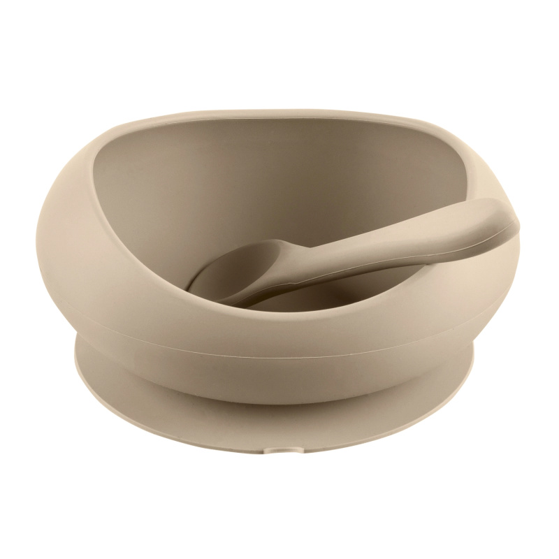 Zopa Silicone Tableware Set jídelní sada Sand Beige 1 ks