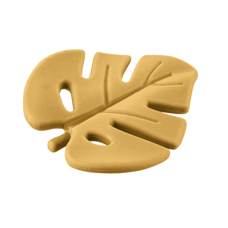 Zopa Silikonové kousátko Leaf, žluté