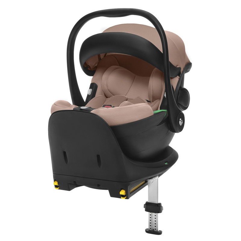 Autosedačka pro kojence XM Plus i-Size Coral Pink s ISOFIX základnou