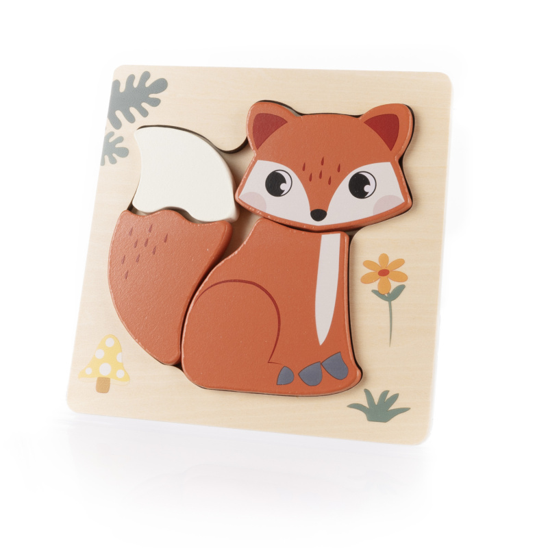 Zopa Dřevěné puzzle malé Fox