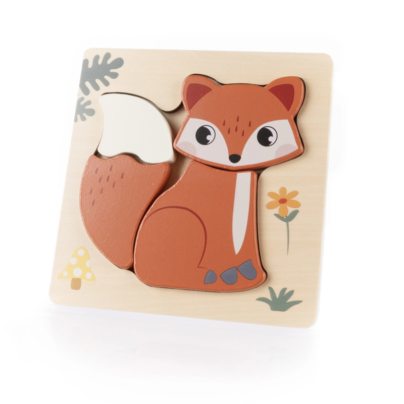 Zopa Dřevěné puzzle malé Fox