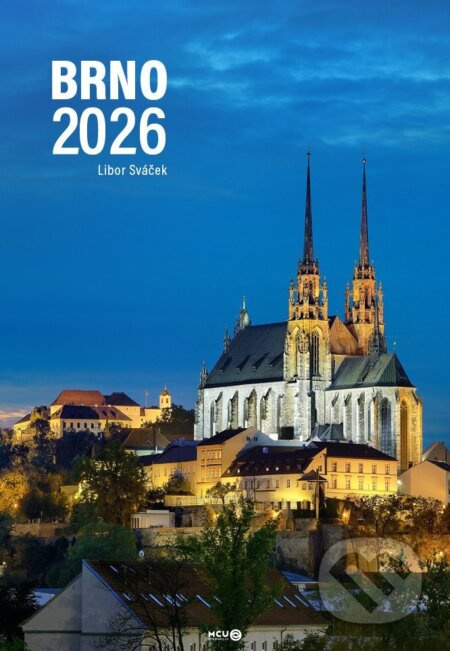 Kalendář 2026 Brno - nástěnný - Libor Sváček