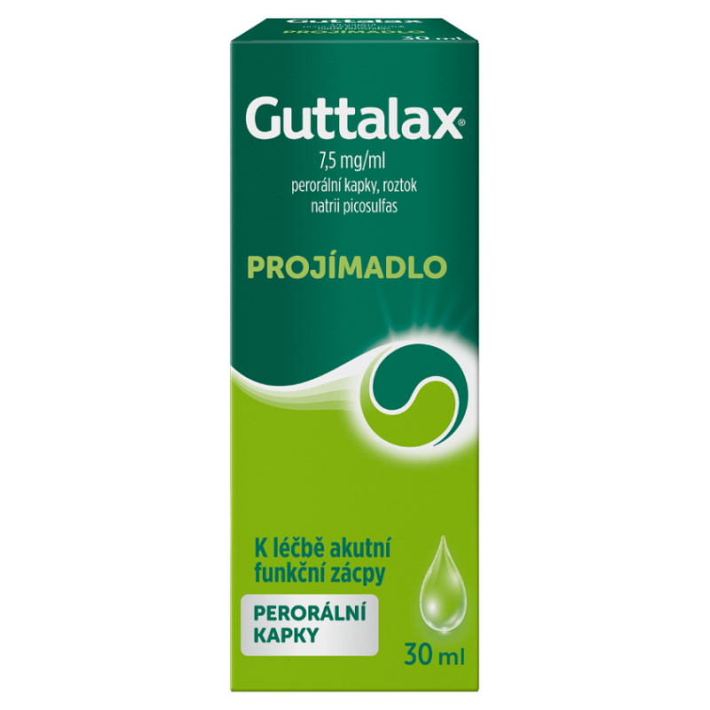 GUTTALAX 7,5MG/ML Perorální kapky, roztok 1X30ML