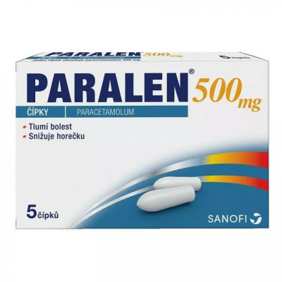 PARALEN 500MG čípek 5
