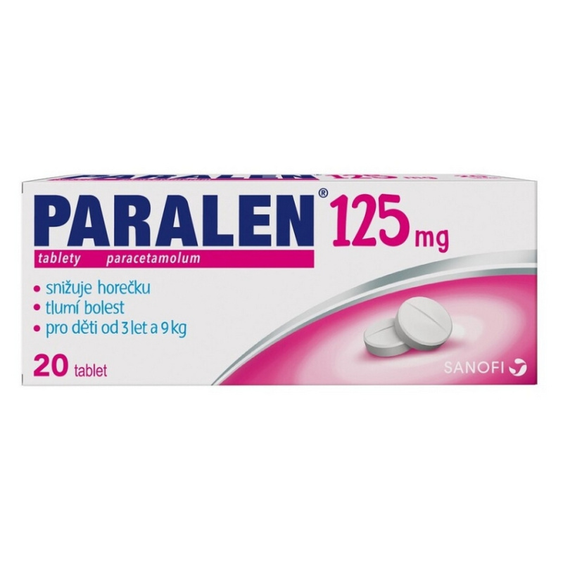 PARALEN 125MG Tableta 20