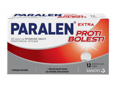Paralen Extra proti bolesti 500mg/65mg tbl.flm.12