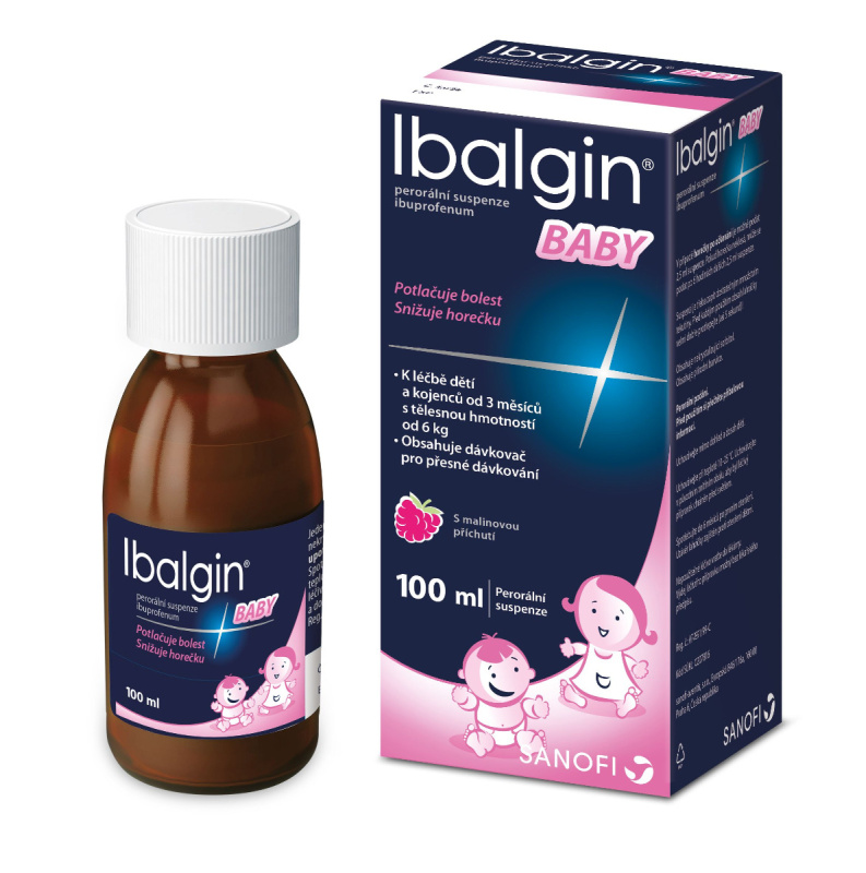 IBALGIN BABY 20MG/ML Perorální suspenze 100ML