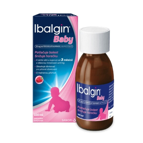 IBALGIN BABY 20MG/ML Perorální suspenze 100ML