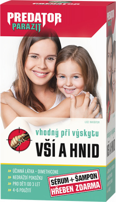 Predator Parazit Šampon + Sérum + Hřeben, 100 ml + 100 ml