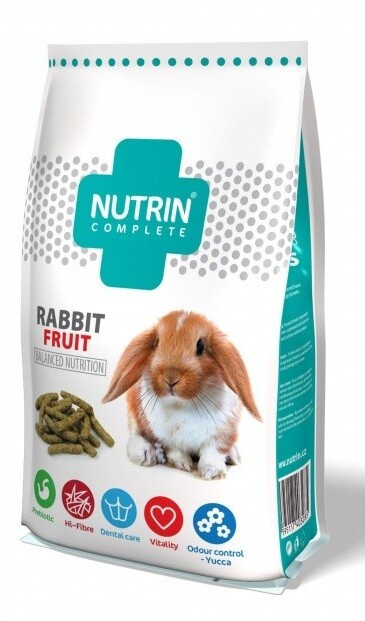 Nutrin Complete Králík Adult Fruit 400 g