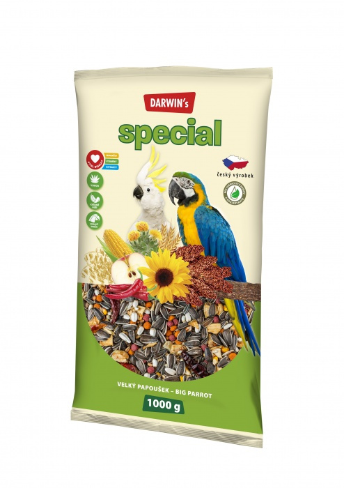 Darwin’s velký papoušek special 1 kg