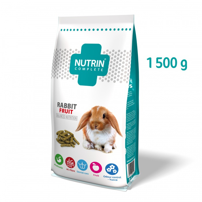 Nutrin Complete Králík Adult Fruit 1500g 1500 g