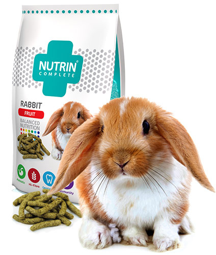 Nutrin Complete Králík Adult Fruit 1500g 1500 g