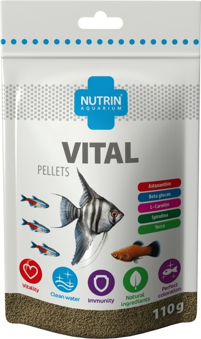 Nutrin Vital Pellets Akvarijní ryby  110g