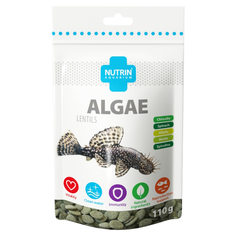 Nutrin Aquarium klesající čočky krmivo pro ryby hledající potravu u dna