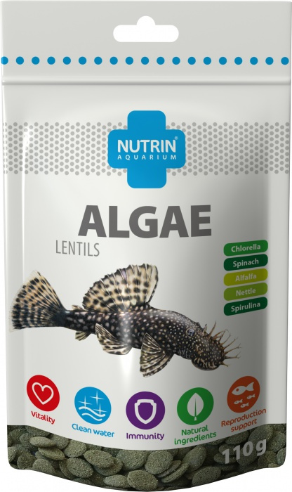 Nutrin Aquarium klesající čočky krmivo pro ryby hledající potravu u dna