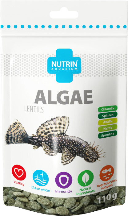 Nutrin Aquarium klesající čočky krmivo pro ryby hledající potravu u dna