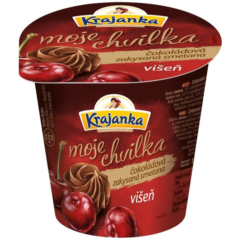 Krajanka Moje chvilka čokoládová zakysaná smetana višeň