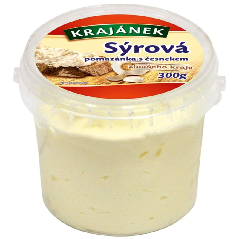 Krajánek Pomazánka sýrová s česnekem